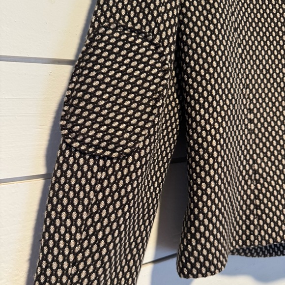 Insight brown tweed moto jacket blazer. Size: 6 - Picture 5 of 10